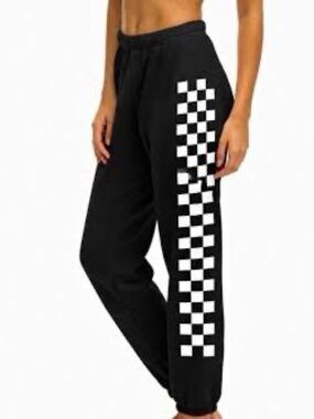 Aviator Nation Checkered Sweatpants Medium